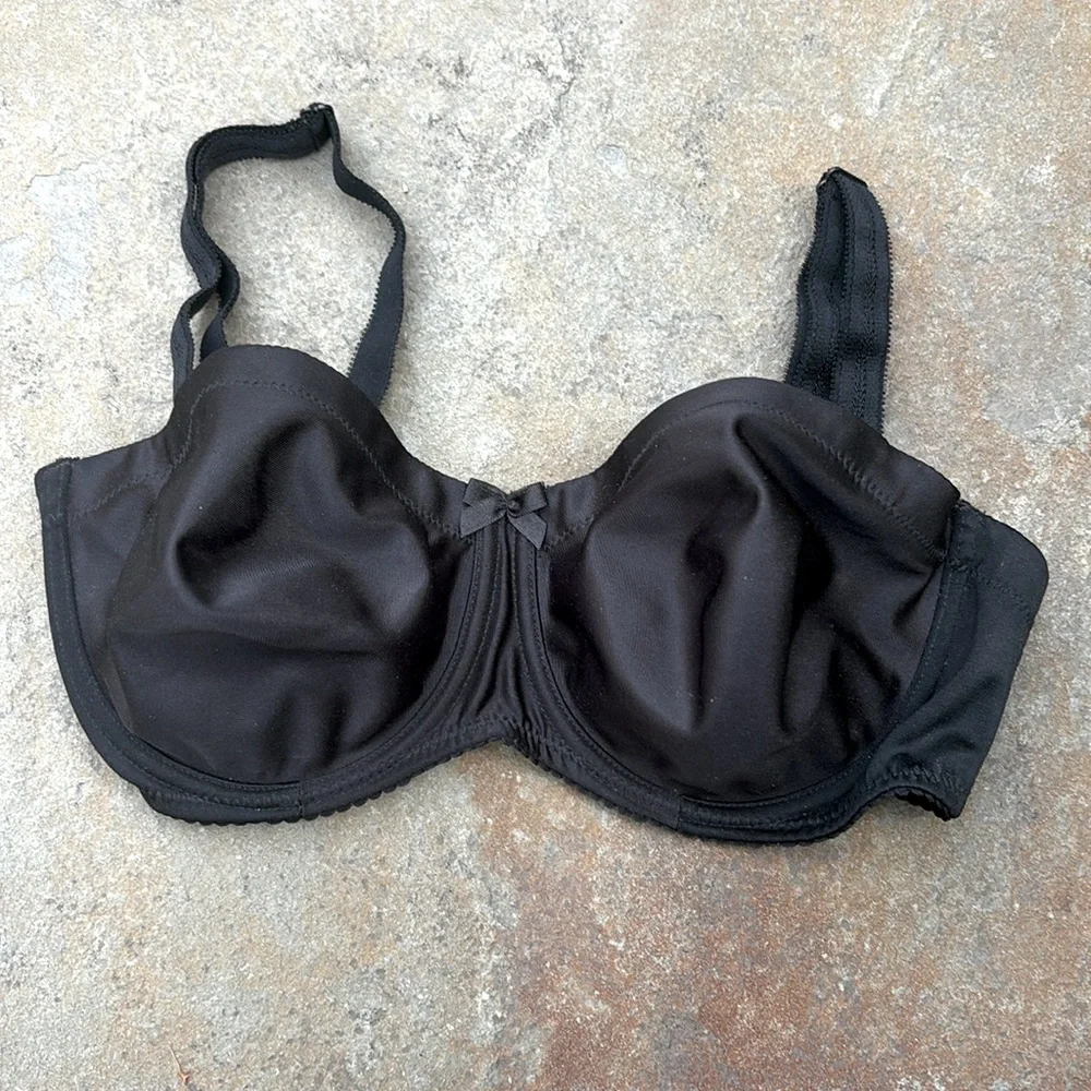 Prima Donna Marie Jo Black Satin Convertible Strapless Bra